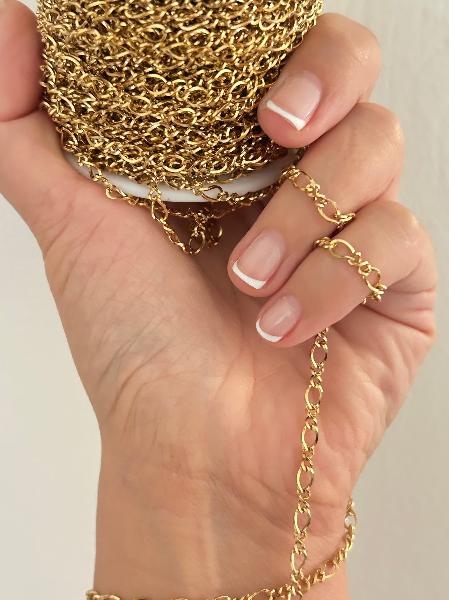 Stainless Steel PVD Coated Twisted 8 Chain