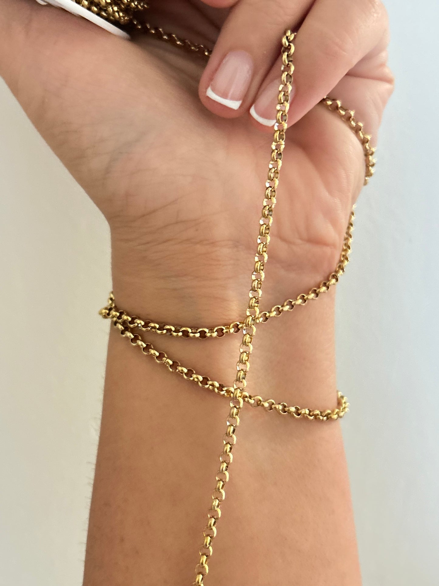 Stainless Steel PVD Coated Round Rolo Chain