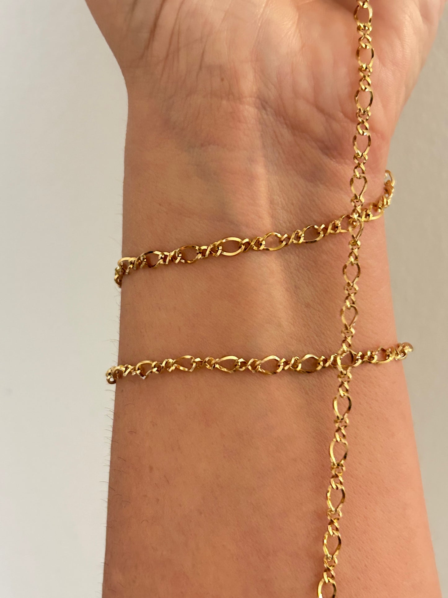 Stainless Steel PVD Coated Twisted 8 Chain