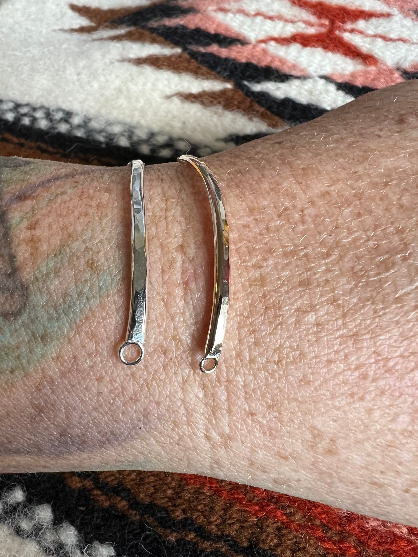 Quarter Hammered Bangles #15