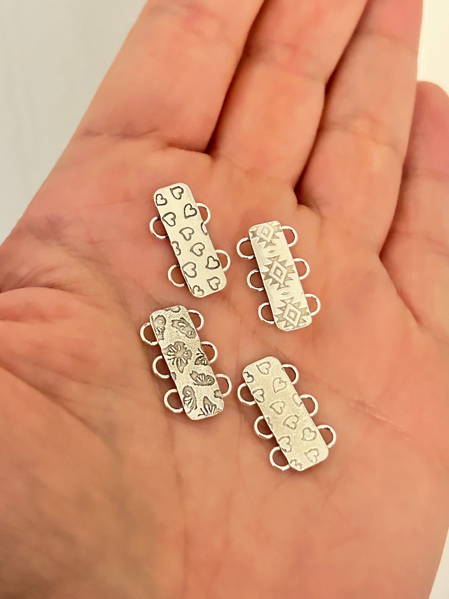 Sterling Silver Chain Anchor Connector “Playfully Untangled”