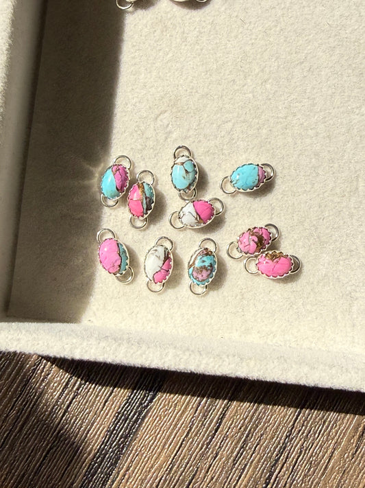 7x5mm Cotton Candy Dahlia 3 Pack