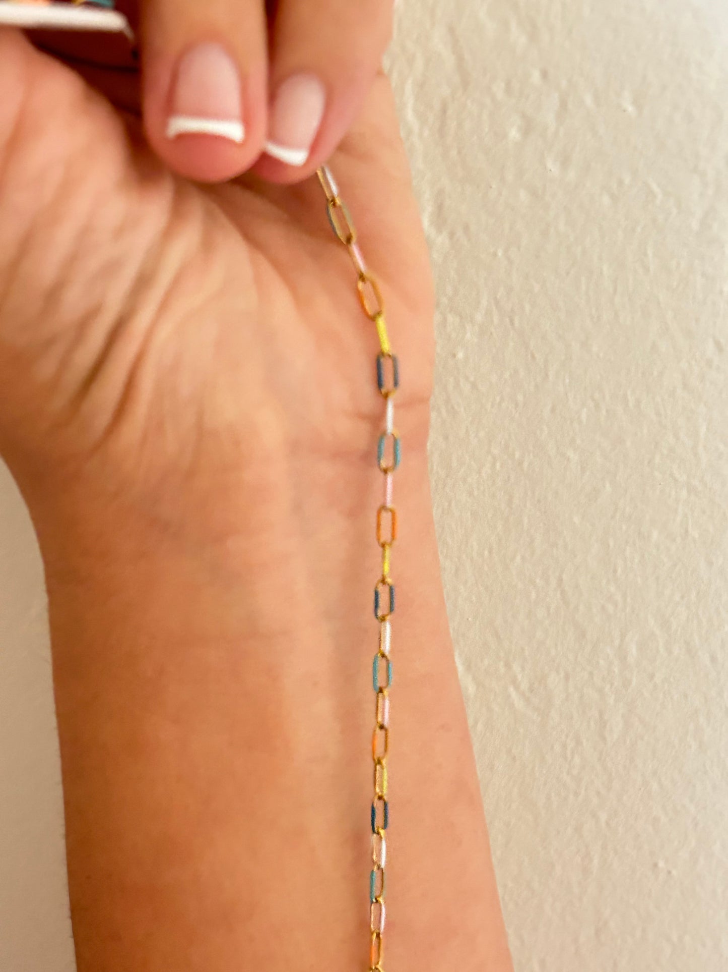 Stainless Steel PVD Coated Enamel Chain