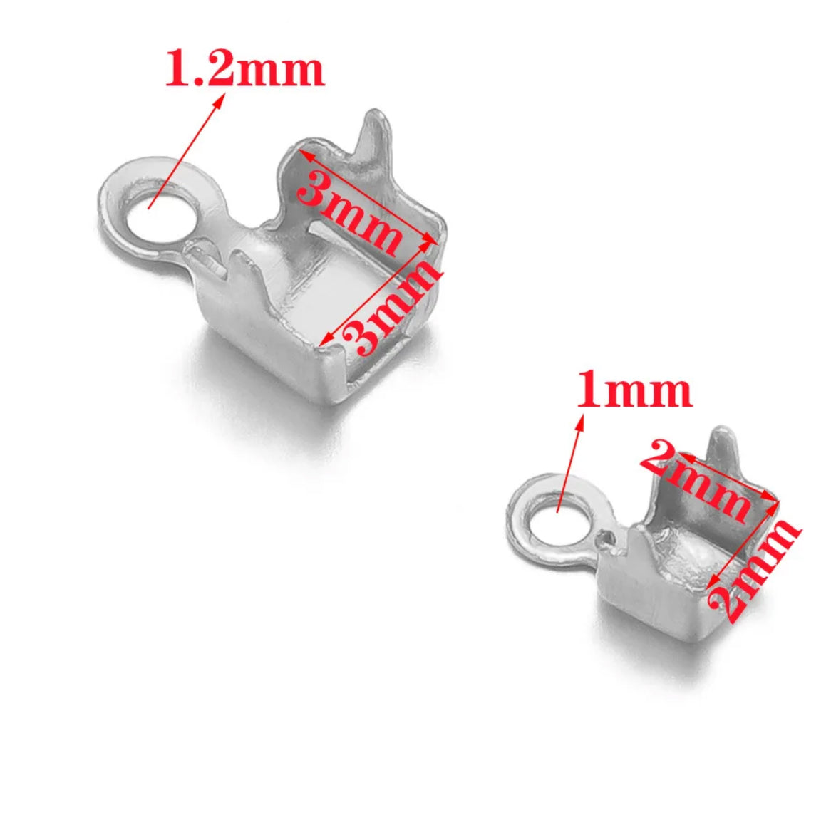 CZ Chain Connectors 10 pack