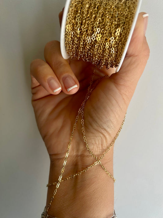 Stainless Steel PVD Coated Pressed 8 Chain