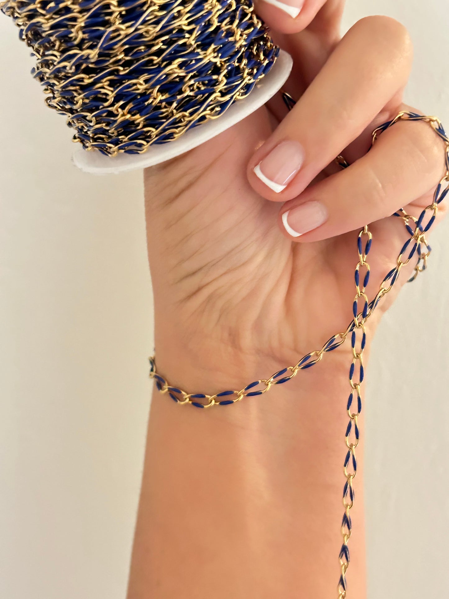 Stainless Steel PVD Coated Enamel Chain