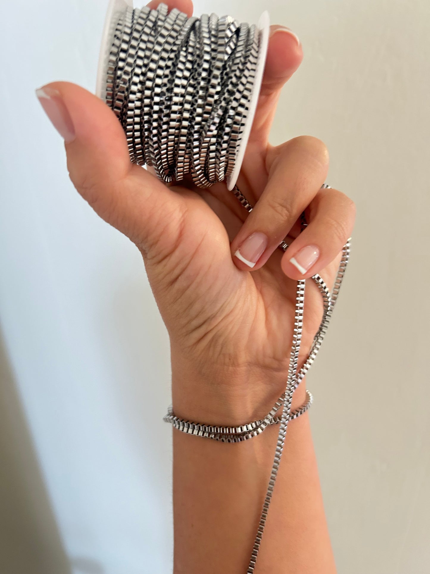 Stainless Steel PVD Coated Square Box Chain