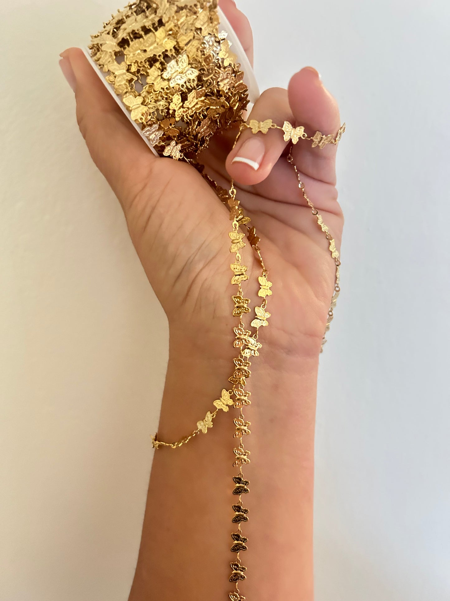 Stainless Steel PVD Coated Butterfly Chain