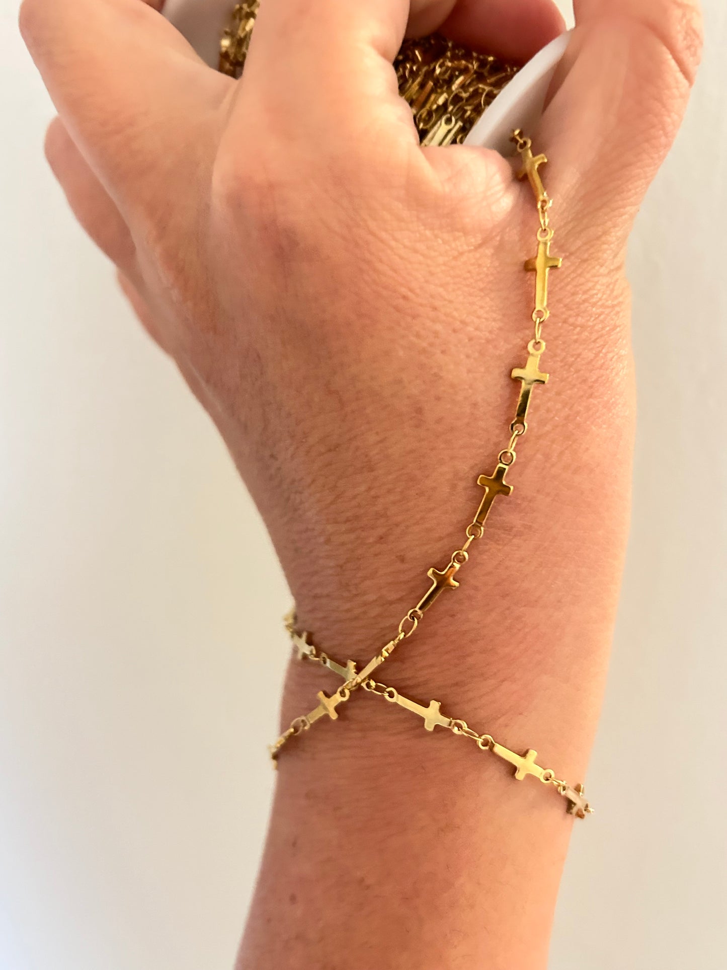 Stainless Steel PVD Coated Cross Connect Chain