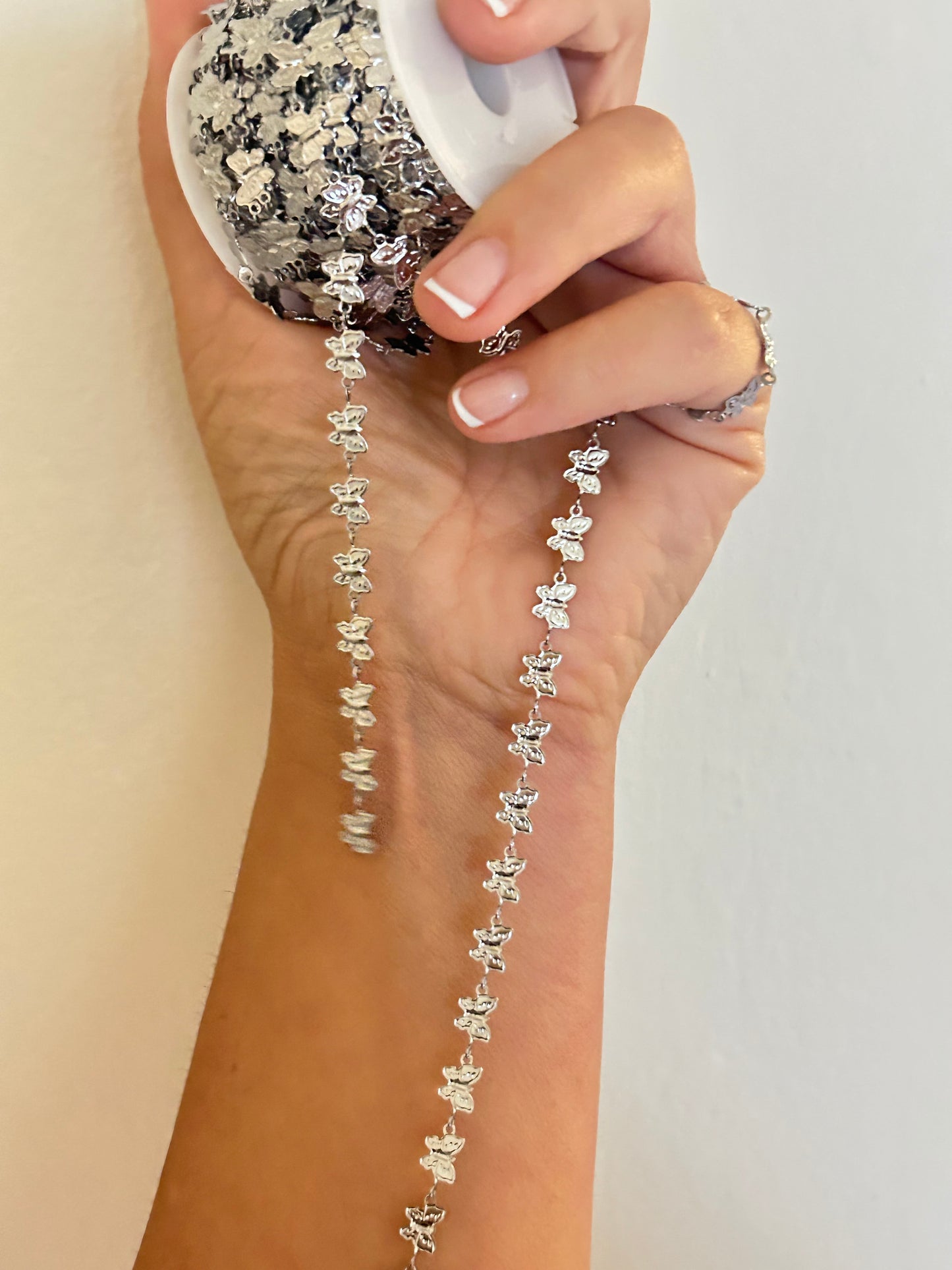 Stainless Steel PVD Coated Butterfly Chain