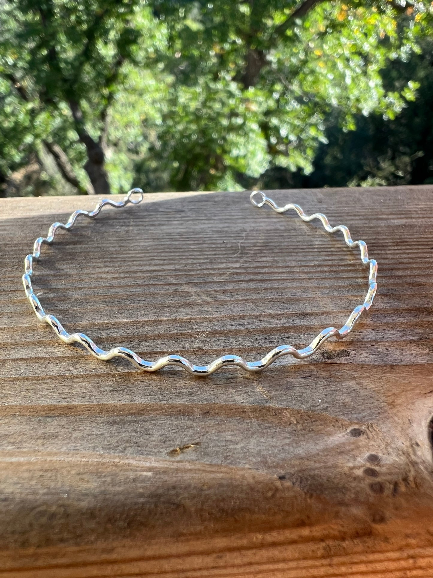 Sterling Silver RippleBangles #33