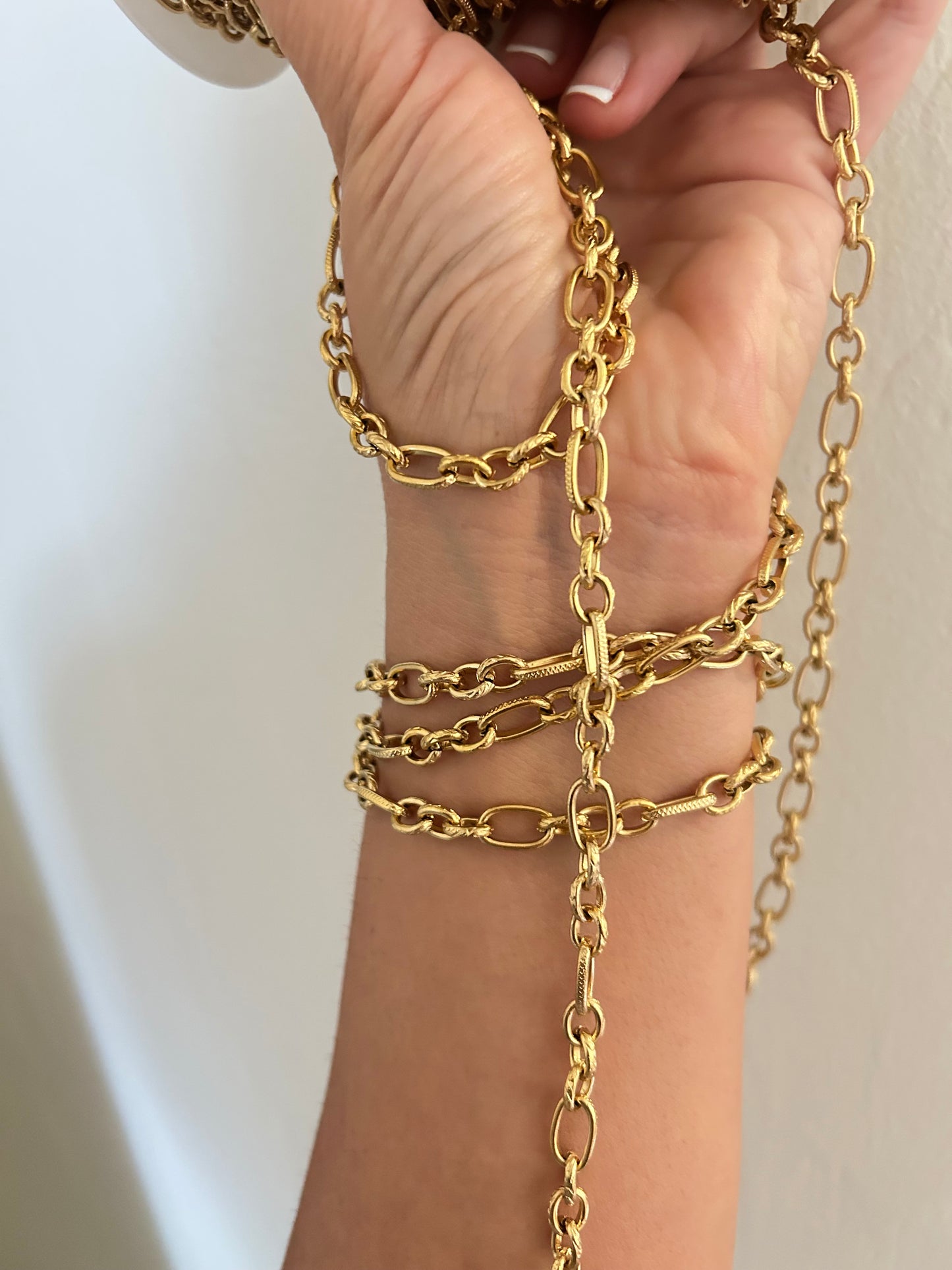 Stainless Steel PVD Coated Twist XL Chain