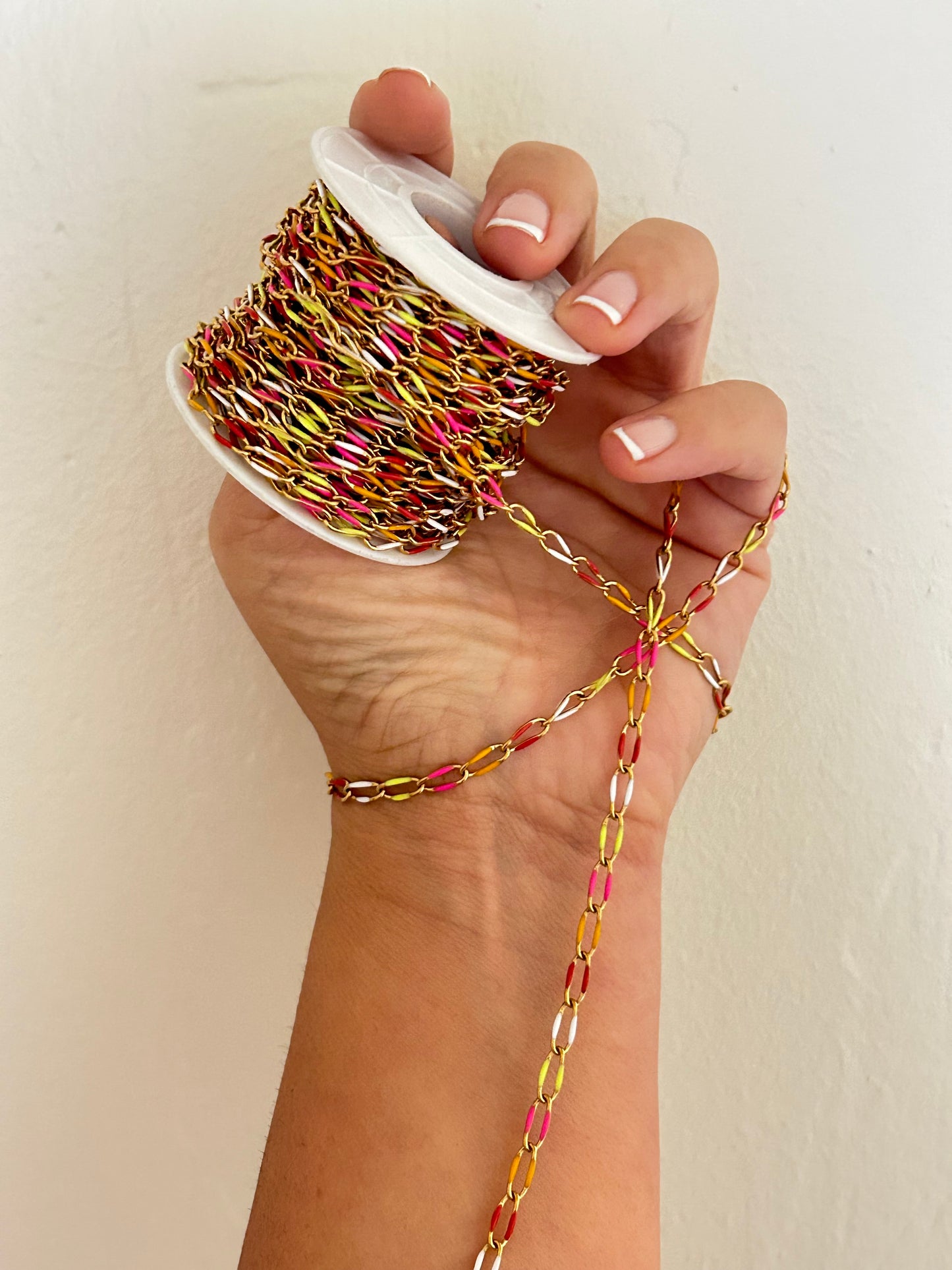 Stainless Steel PVD Coated Enamel Chain