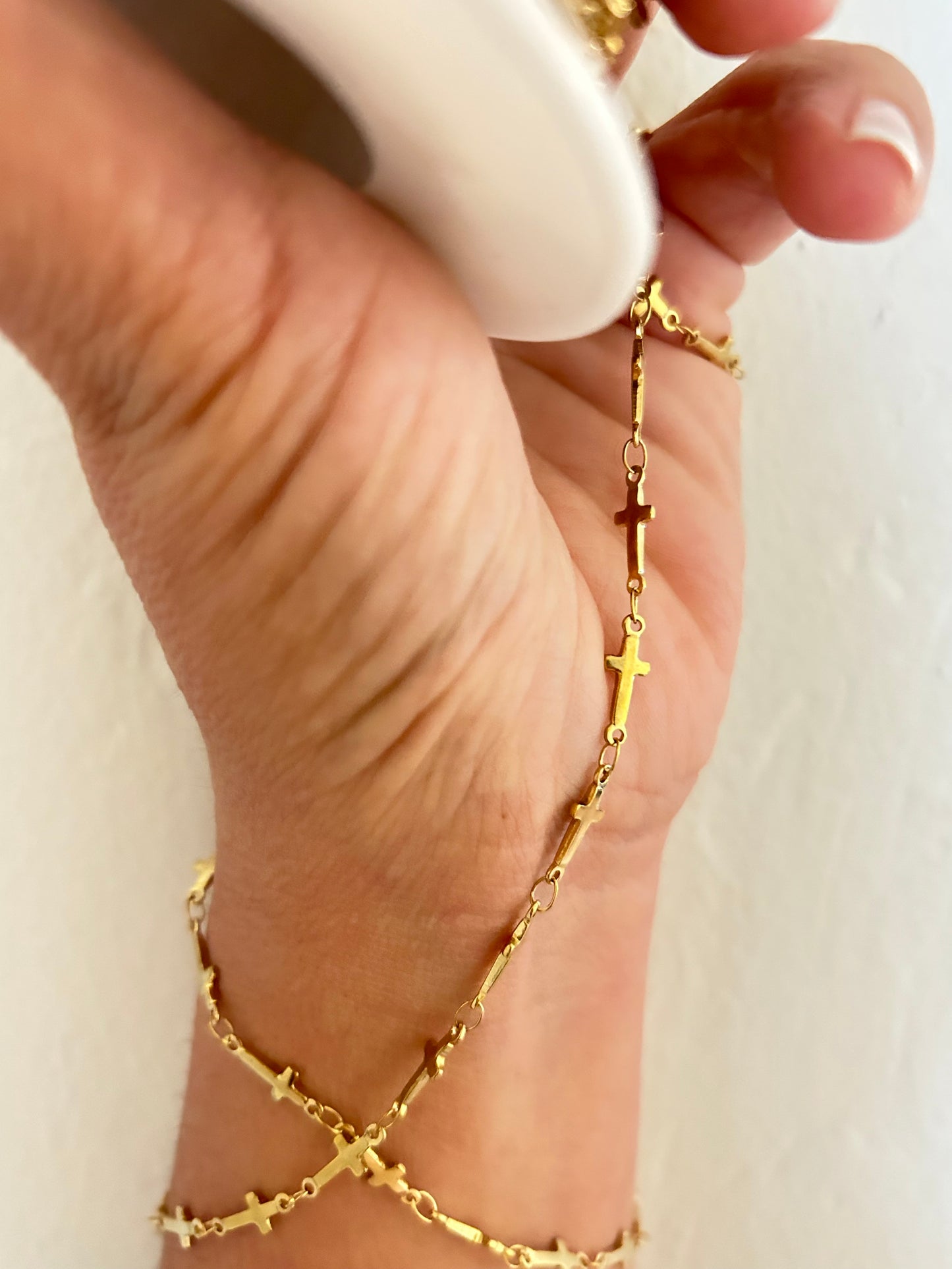 Stainless Steel PVD Coated Cross Connect Chain