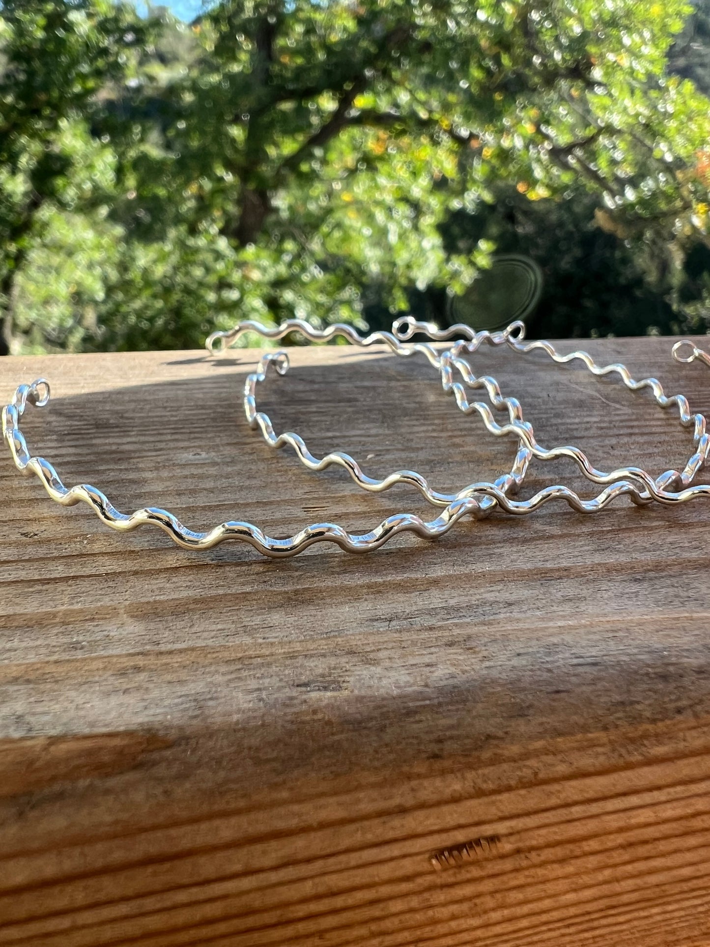 Sterling Silver RippleBangles #33