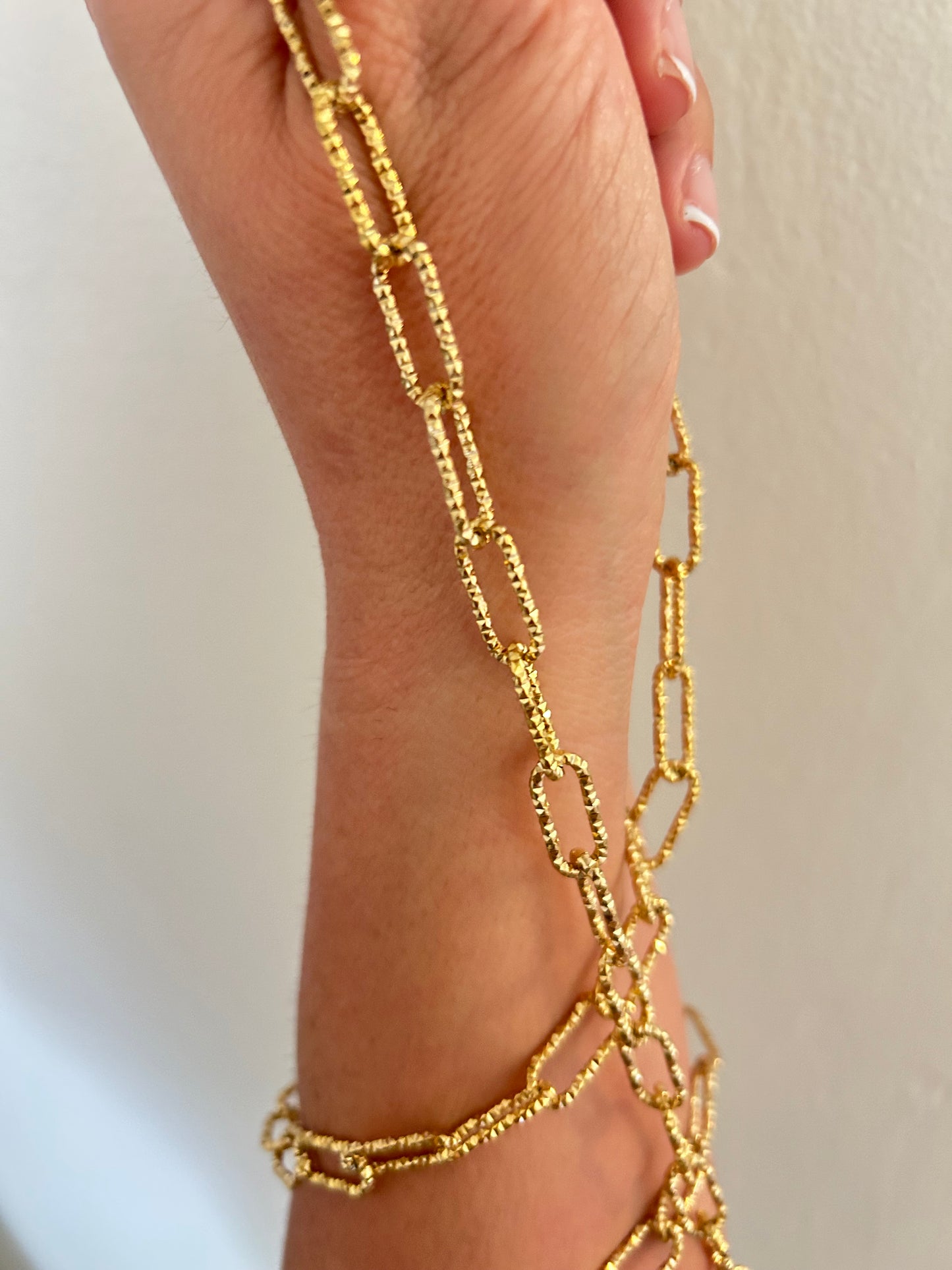 Stainless Steel PVD Coated Sparkle Wire XL Chain