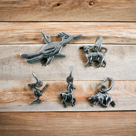 Animal Charms Sterling Silver