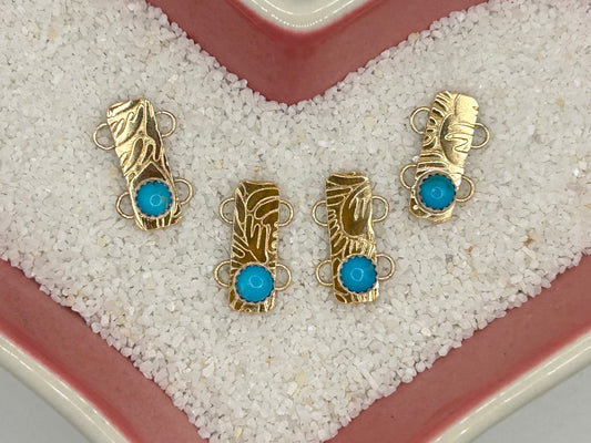 Gold Filled Chain Anchor Connector “The Wildflower”