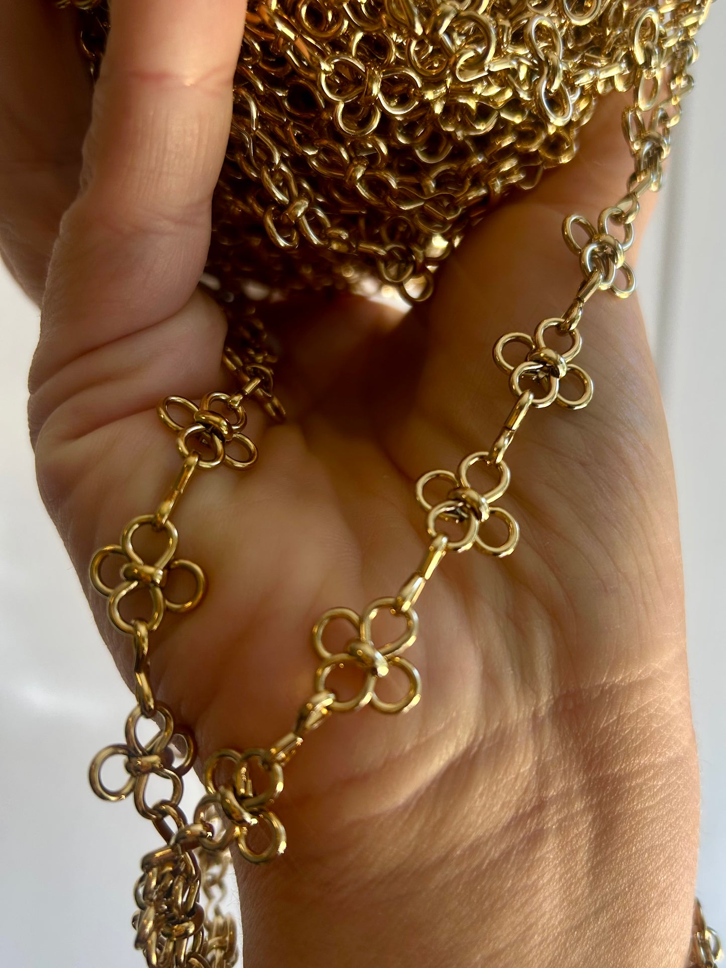 Stainless Steel XXL Flower Chain