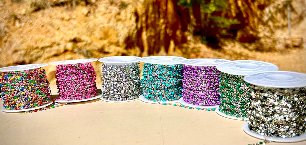 Stainless Steel PVD Coated Enamel Chain