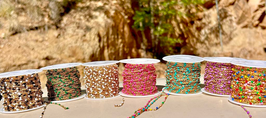 Stainless Steel PVD Coated Enamel Chain