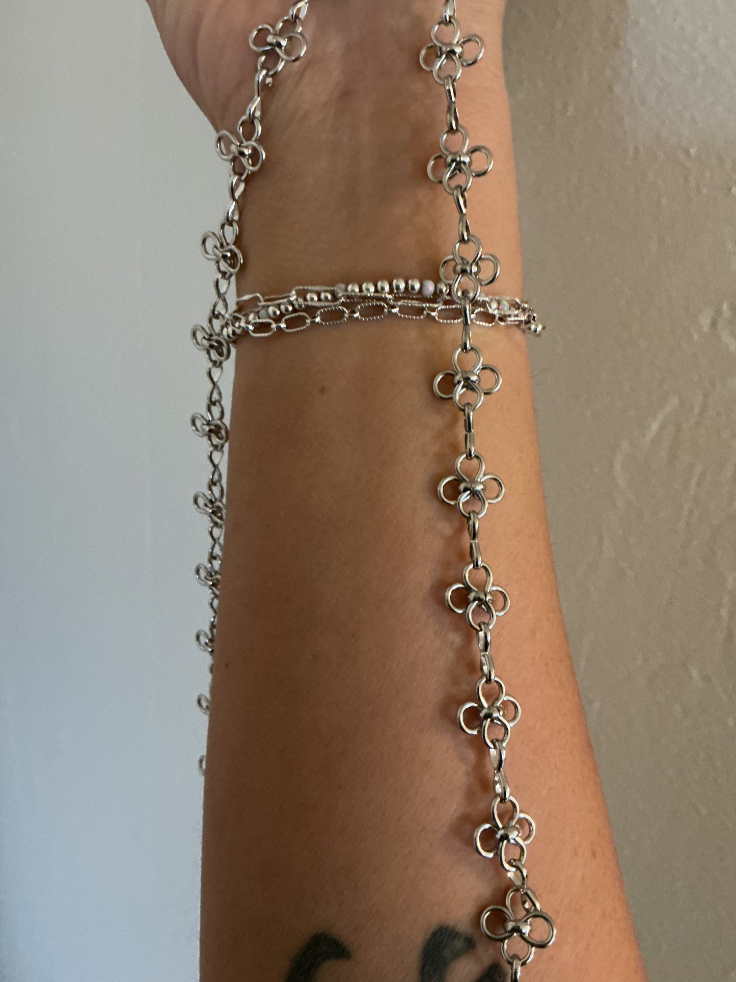 Stainless Steel XXL Flower Chain