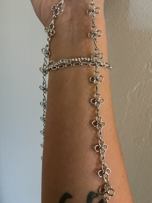 Stainless Steel XXL Flower Chain