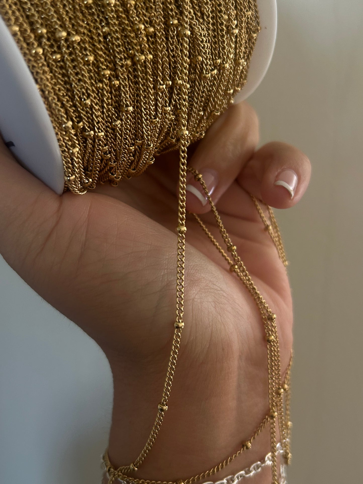 Stainless Steel PVD Coated Double Bead Chain